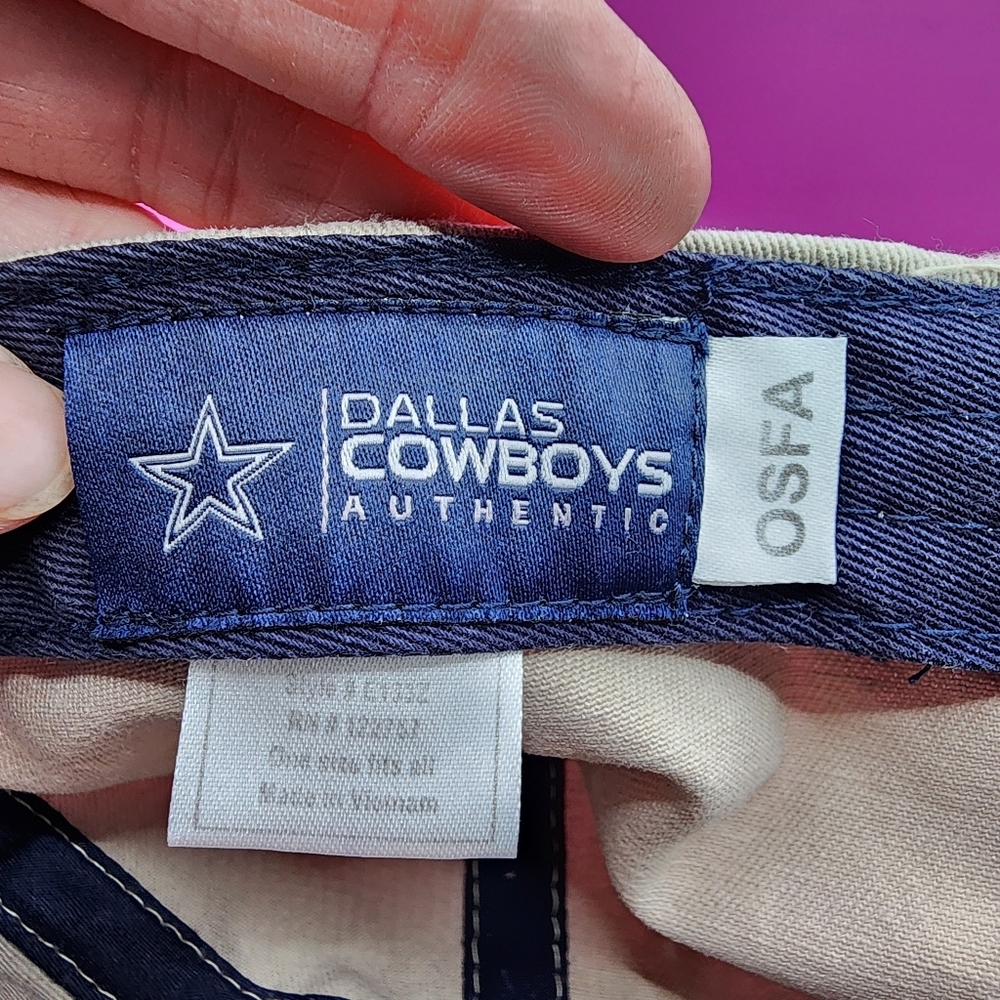 Dallas Cowboys Hat Adult Adjustable NFL - Picture 5 of 6